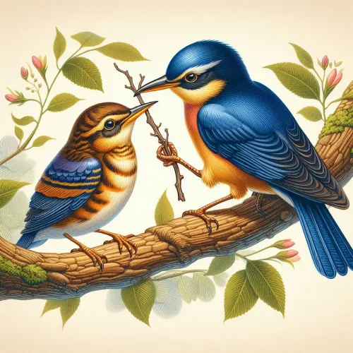 How do birds attract mates?