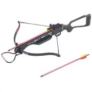 150lb Hunting Crossbow Aluminum Body with 2 Arrows 210 FPS Deer Hunting Black