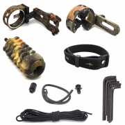 Archery Hunting Bow Accesssory Combo 6 in 1 Kit – Sight, Arrow Rest, Stablizer