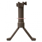 Military Tactical Vertical Forward Grip and Bipod With Side Rail
