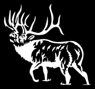 7″x6.5″ Elk Car Truck Decal Sticker