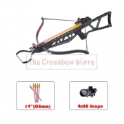 120 LBS FIBER BLACK HUNTING CROSSBOW STARTER PACKAGE