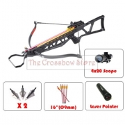 120 LBS HUNTING CROSSBOW PLASTIC STOCK COMPLETE LASER PRO PACKAGE