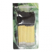ALUMINUM 6-1/2″ PISTOL ARROWS FOR 50 LBS – 80 LBS CROSSBOWS – 12/PACK