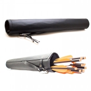 SAS Leather Tube Hip Quiver Arrow Holder With Belt Clip 17″ Long Target Range